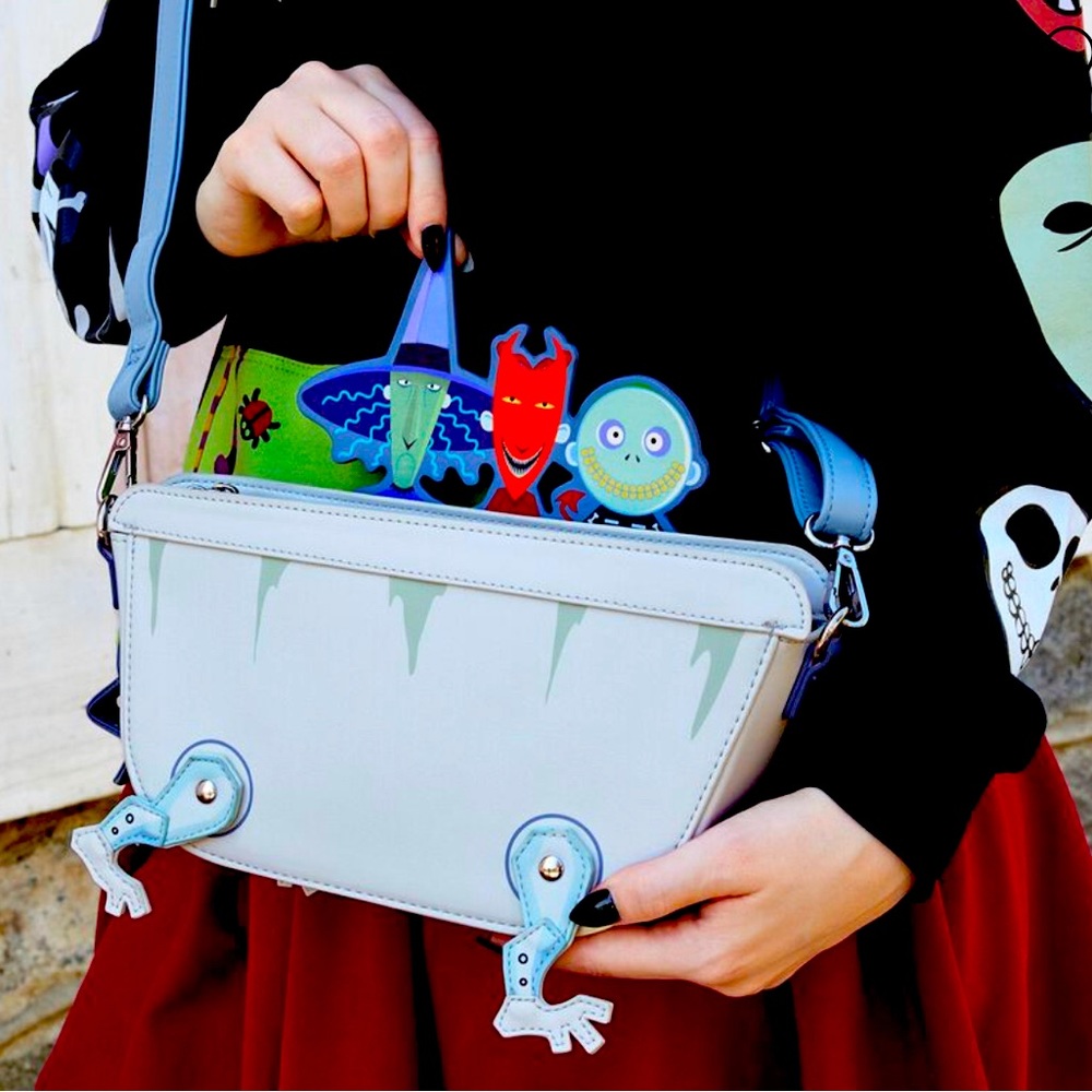 Loungefly The Nightmare Before Christmas Lock, Shock, And Barrel Crossbody